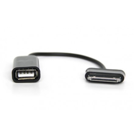 

Кабель-переходник (адаптер) Samsung 30-pin(m)-USB 2.0(Af), OTG, черный KS-IS (KS-134)