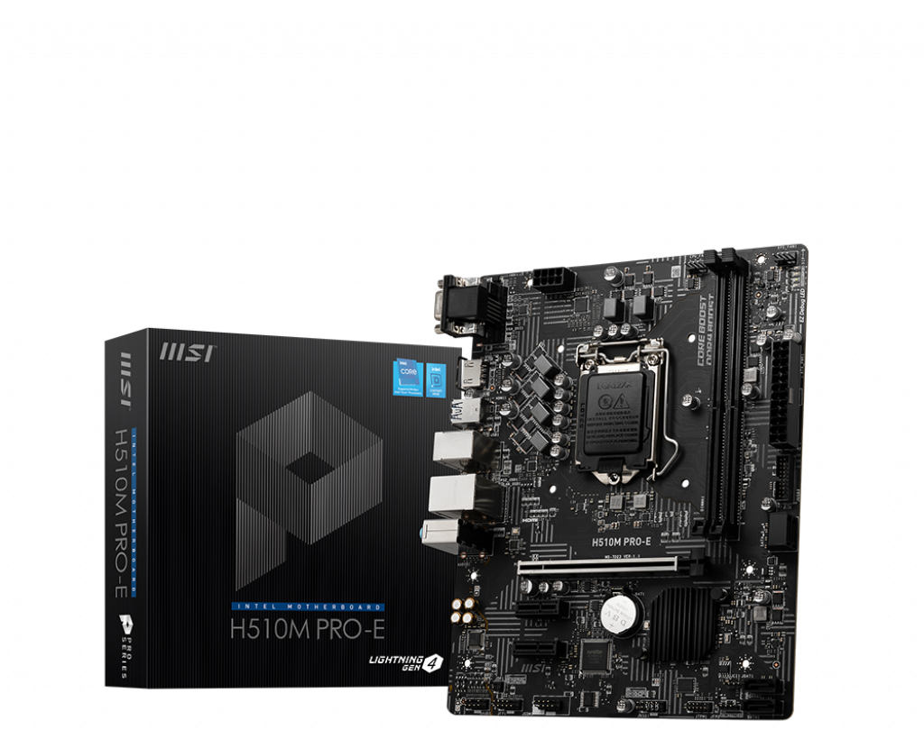 Материнская плата MSI H510M PRO-E, Socket1200, Intel H510, mATX