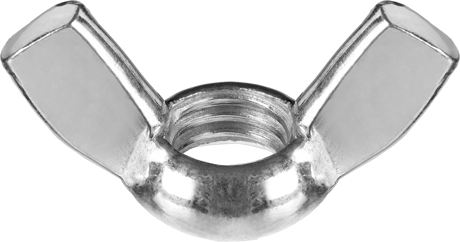 Гайка DIN 315 барашковая, M8, 4 шт, оцинкованная, ЗУБР (303736-08)