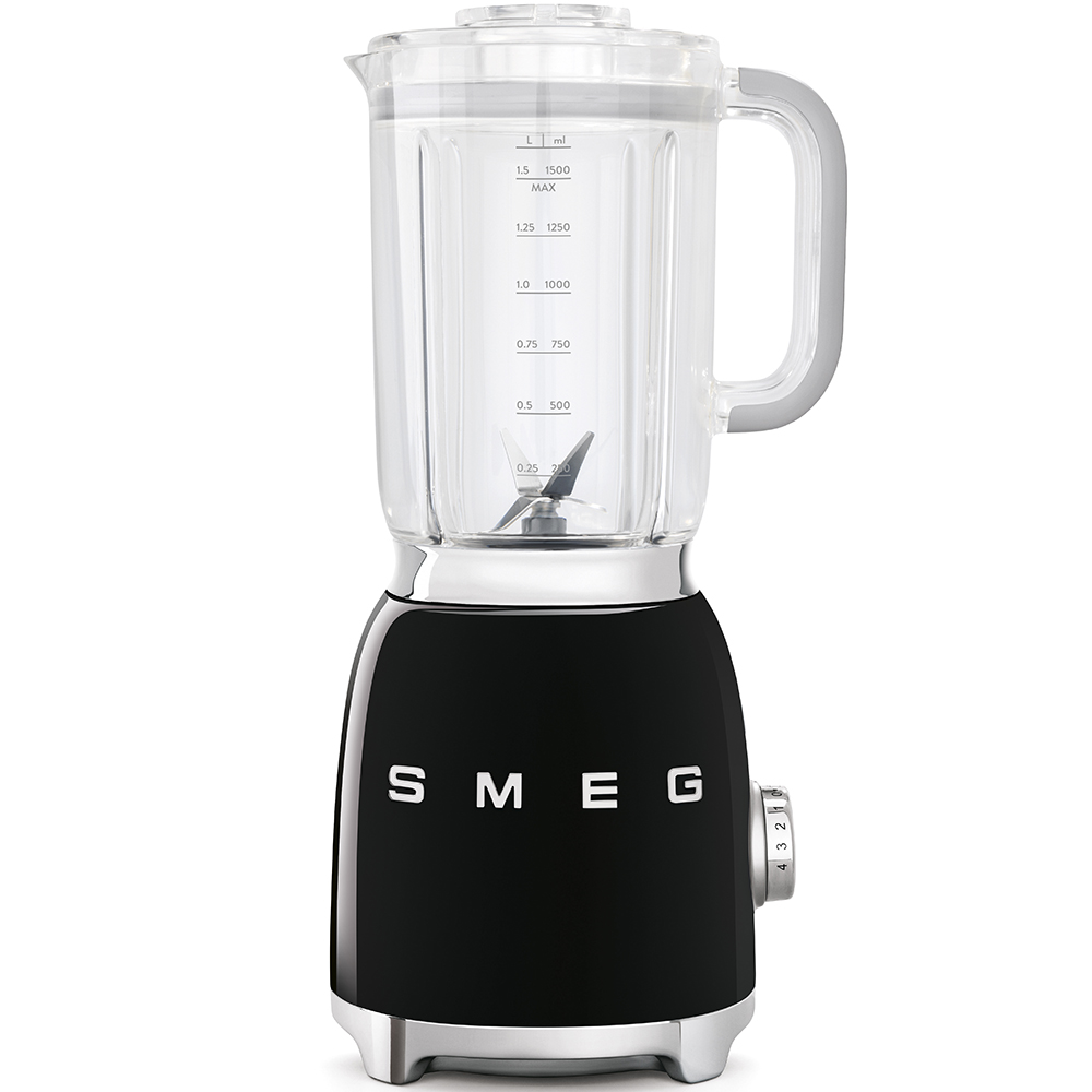 

Блендер стационарный Smeg 50's Style BLF01BLEU 800Вт, 1.5л, черный (1330845), BLF01BLEU