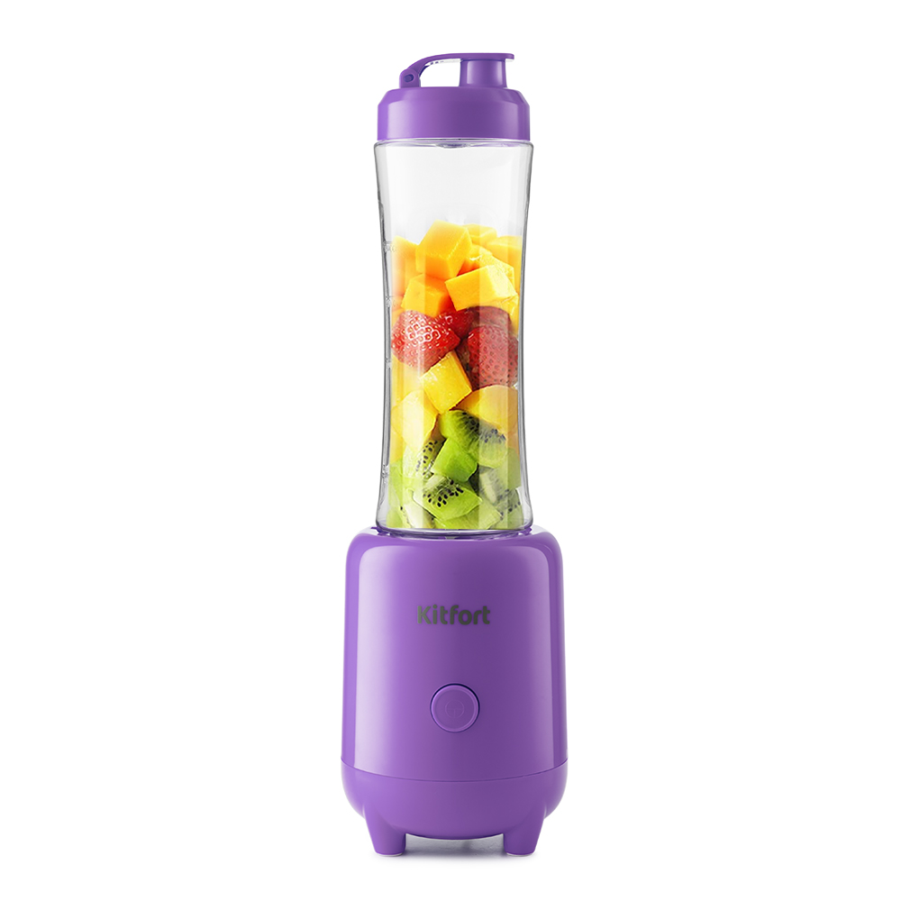 

Блендер стационарный Kitfort Shake & Take KT-3023-1 300Вт, 600мл, фиолетовый (1610798), KT-3023-1