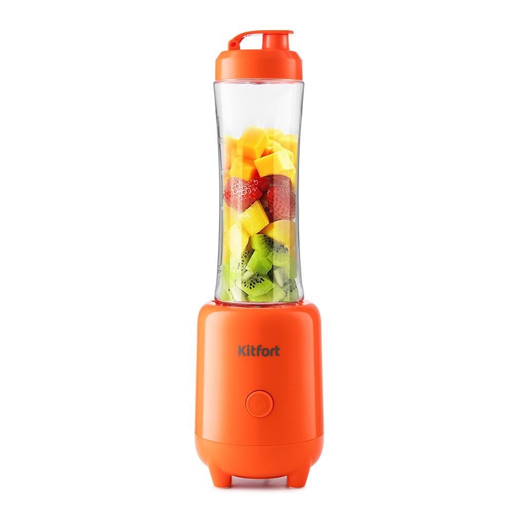 

Блендер стационарный Kitfort Shake & Take KT-3023-4 300Вт, 600мл, оранжевый (1610802), KT-3023-4
