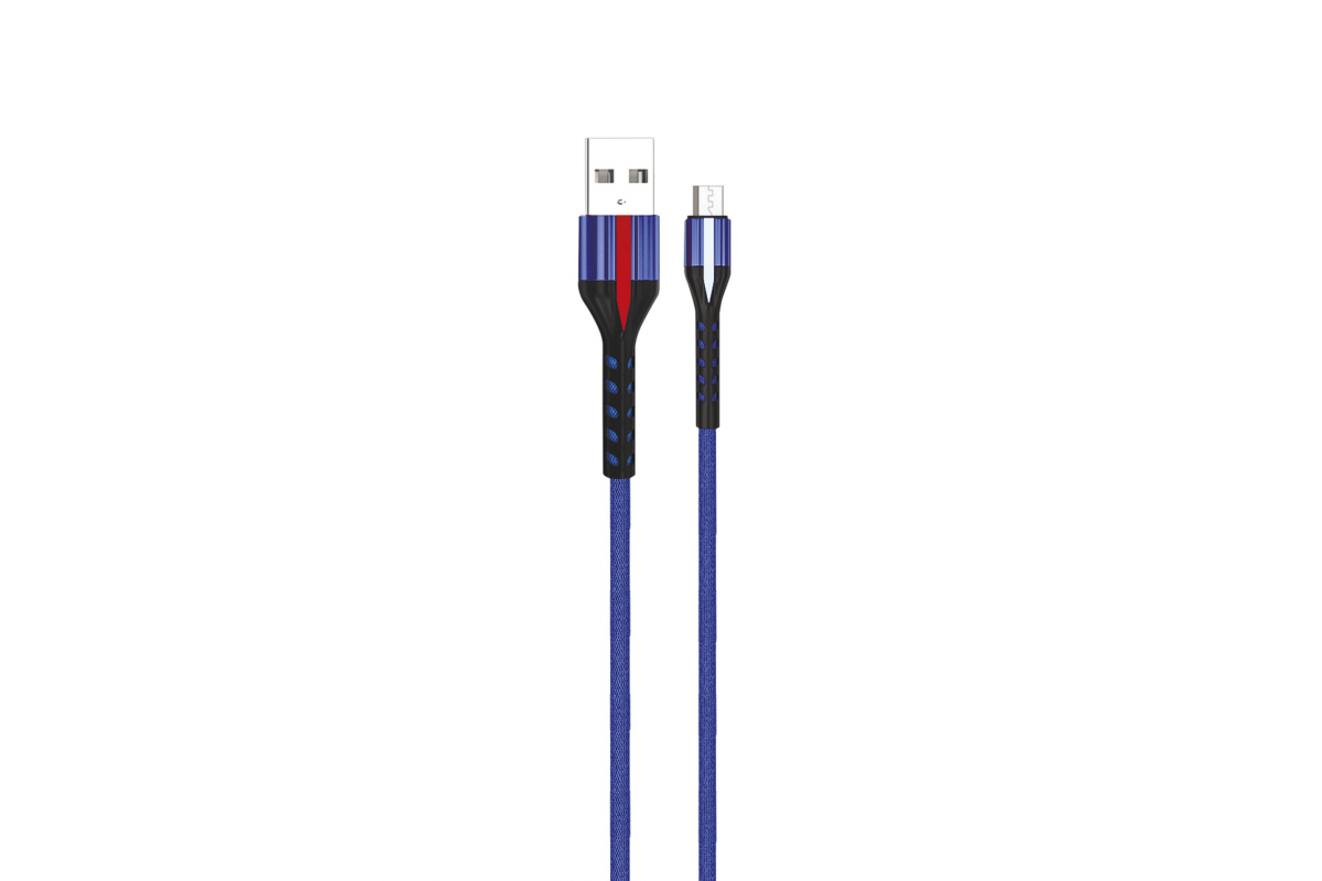 

Кабель Micro USB-USB, 2A, 1м, синий Exployd Classic (EX-K-1024)