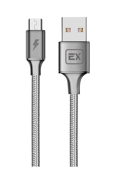 

Кабель Micro USB-USB, 1A, 1м, серый Exployd Classic (EX-K-502)