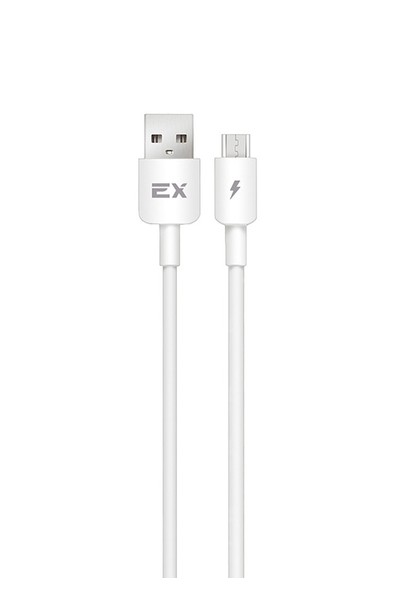 

Кабель Micro USB 2.0(Bm)-USB 2.0(Am), 2.1A, 1м, белый Exployd Classic (EX-K-998)