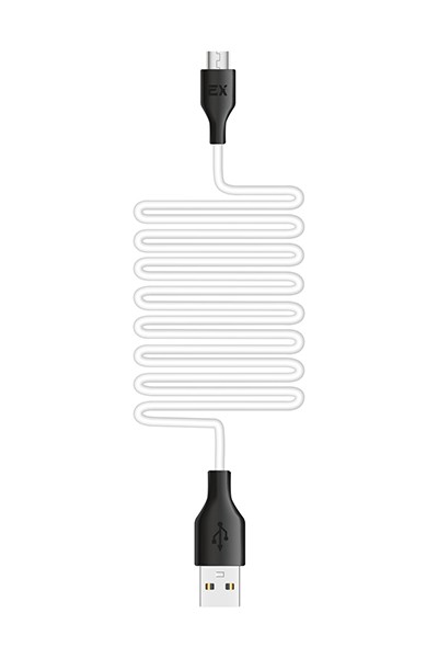 

Кабель Micro USB 2.0(Bm)-USB 2.0(Am), 2.1A, 1м, белый Exployd KEEN (EX-K-1182), 0