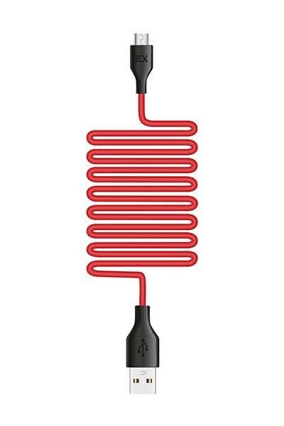 

Кабель Micro USB 2.0(Bm)-USB 2.0(Am), 2.1A, 1м, красный Exployd KEEN (EX-K-1184), 0