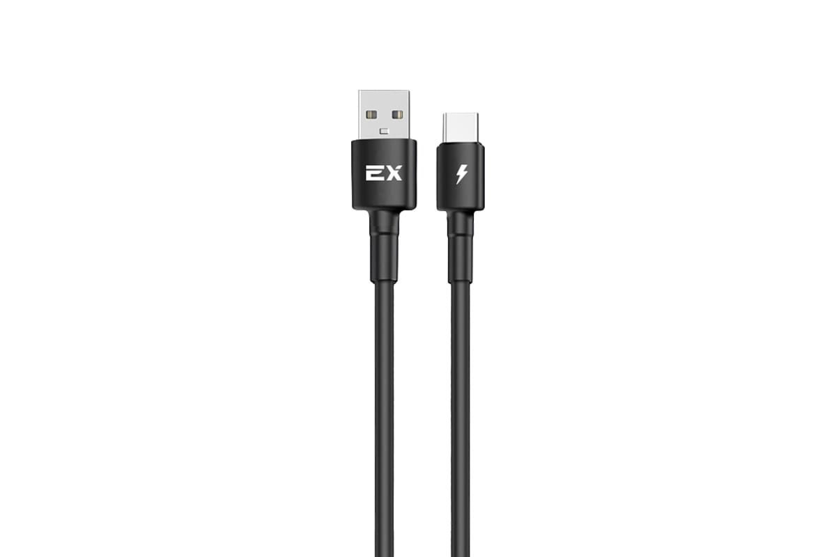 

Кабель USB Type-C-USB, 2A, 1м, черный Exployd RASH (EX-K-1152)