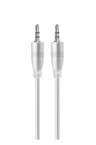 

Кабель Jack 3.5mm(M)-Jack 3.5mm(M), экранированный, 1м, белый EXPLOYD classic (EX-K-473)