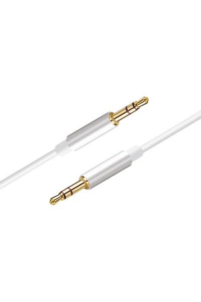 

Кабель Jack 3.5mm(M)-Jack 3.5mm(M), экранированный, 1м, белый EXPLOYD SONDER (EX-K-477), -