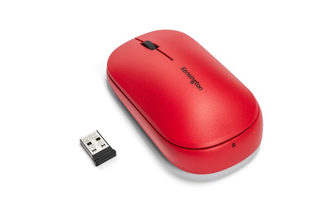 Мышь беспроводная Kensington SureTrack Dual, 4000dpi, оптическая светодиодная, Bluetooth/USB, красный (K75352WW)