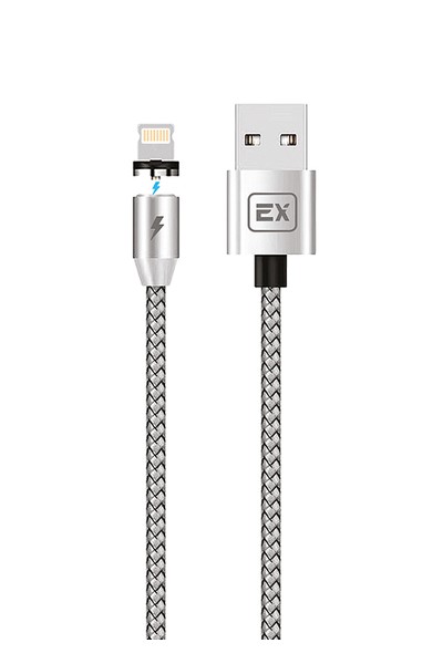 

Кабель Lightning 8-pin(m)-USB 2.0(Am), 2.1A, 2м, серебристый Exployd Classic (EX-K-954), 0