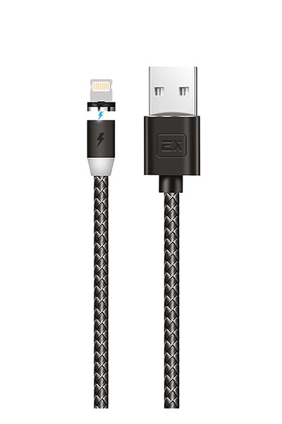 

Кабель Lightning 8-pin(m)-USB 2.0(Am), 2.1A, 2м, черный Exployd Classic (EX-K-953), 0
