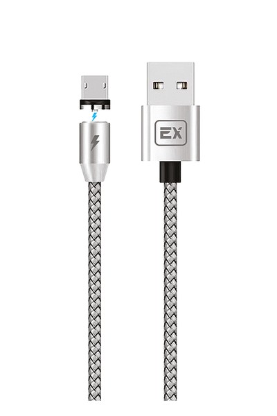 

Кабель Micro USB 2.0(Bm)-USB 2.0(Am), 2.1A, 2м, серебристый Exployd Classic (EX-K-950), 0