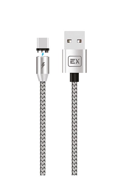 

Кабель USB 2.0 Type-C(m)-USB 2.0(Am), 2.1A, 2м, серебристый Exployd Classic (EX-K-956), 0