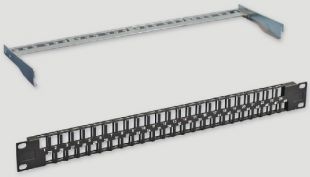 

Патч-панель в шкаф 19" 1U, порты: 48, черный, Eurolan (27B-00-48BL)