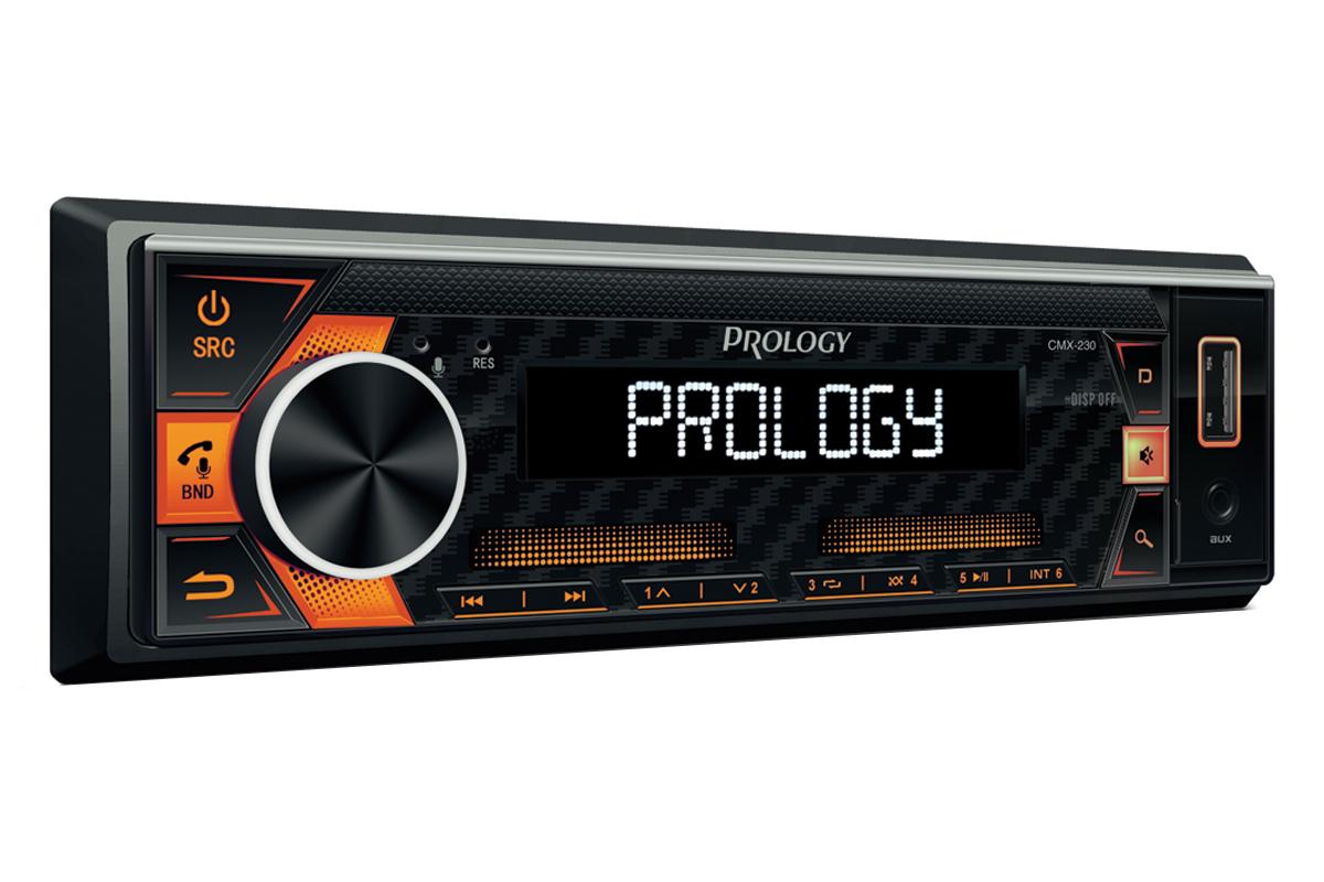 Автомагнитола Prology CMX-230, 1 DIN, 4x55 Вт, черный
