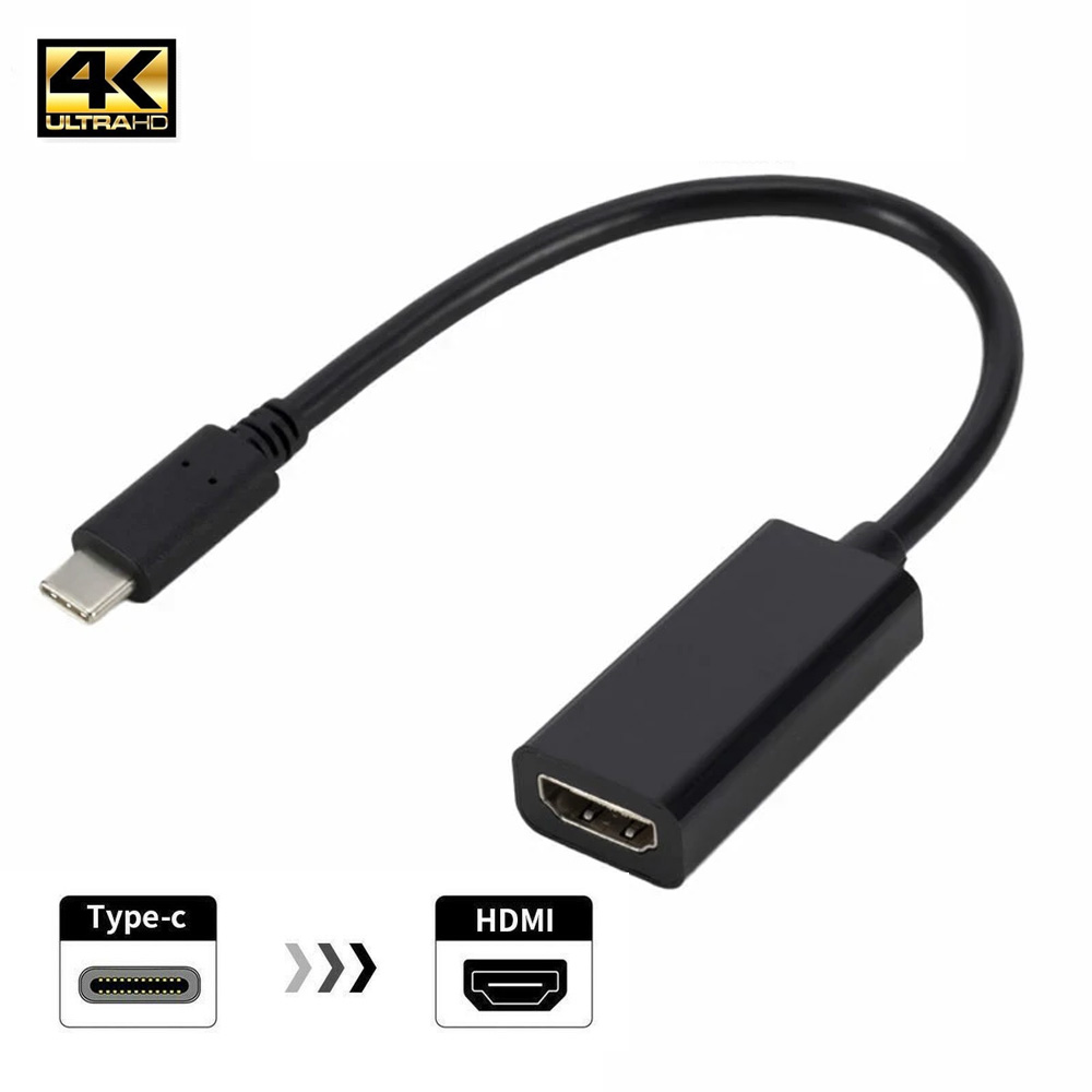 

Кабель-переходник (адаптер) HDMI(19F)-USB 3.1 Type-C(M) 4K, экранированный, черный ORIENT (C025), 0