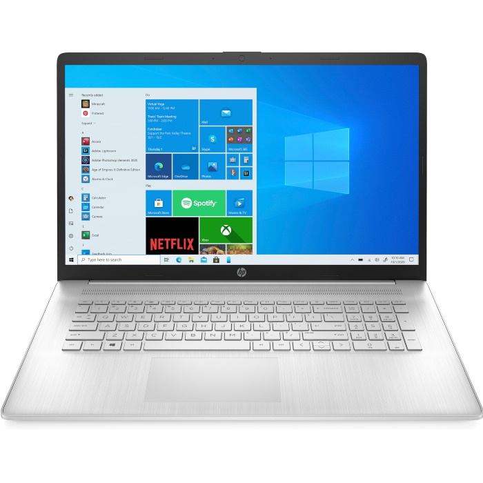 

Ноутбук HP 17-cp0093ur 17.3" 1920x1080, AMD Ryzen 7 5700U 1.8GHz, 16Gb RAM, 1Tb SSD, W10, серебристый (4E2G6EA), 17-cp0093ur