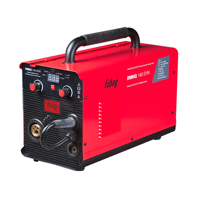 

Сварочный аппарат Fubag IRMIG 140 SYN + горелка FB 150 (3 м), TIG, MIG/MAG, MMA, инверторный, MMA (20А-140А) (41116.1), IRMIG 140 SYN + горелка FB 150 (3 м)