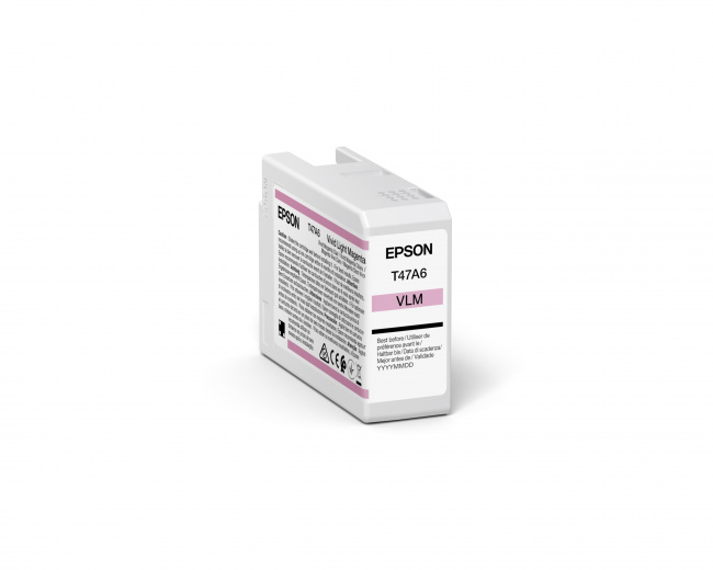 Картридж Epson T47A (C13T47A600/C13T47A60N), светло-пурпурный, 50 мл