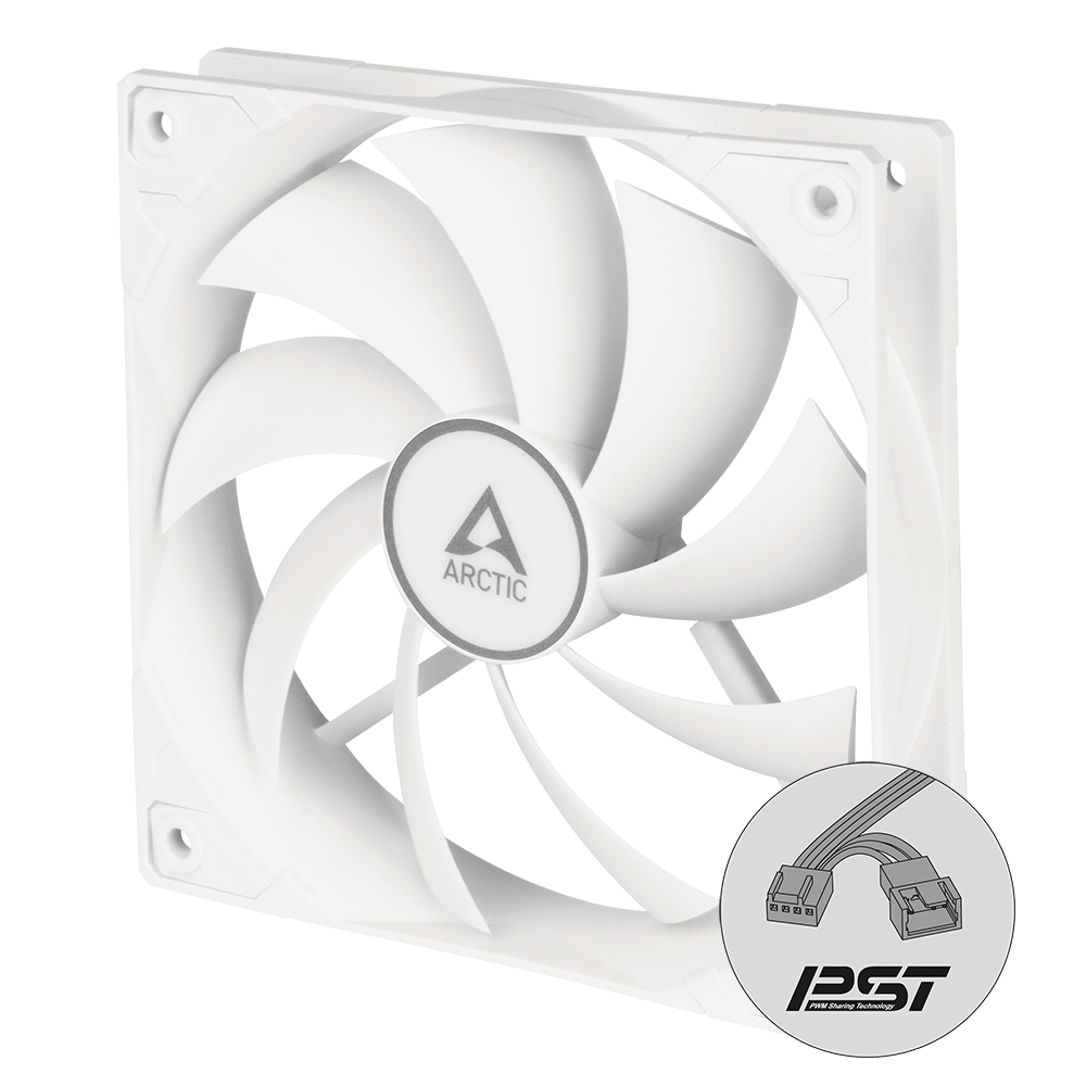 

Вентилятор Arctic Cooling ARCTIC F12 PWM PST (WHITE), 120мм, 1350rpm, 22.5 дБ (ACFAN00198A), ARCTIC F12 PWM PST (WHITE)