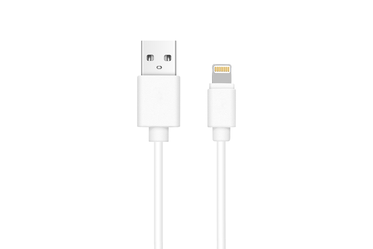 

Кабель USB-Lightning 8-pin, OTG, 2A, 1м, белый OLTO ACCZ-5015 (ACCZ-5015 White), ACCZ-5015