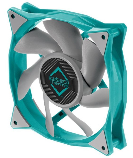 

Вентилятор Iceberg Thermal IceGALE Xtra 120mm TEAL, 120мм, 3000rpm, 44 дБ, 4-pin PWM, 1шт, IceGALE Xtra 120mm TEAL