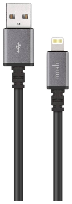 

Кабель Lightning 8-pin(m)-USB 2.0(Am), 3м, черный Moshi (99MO023046), 0