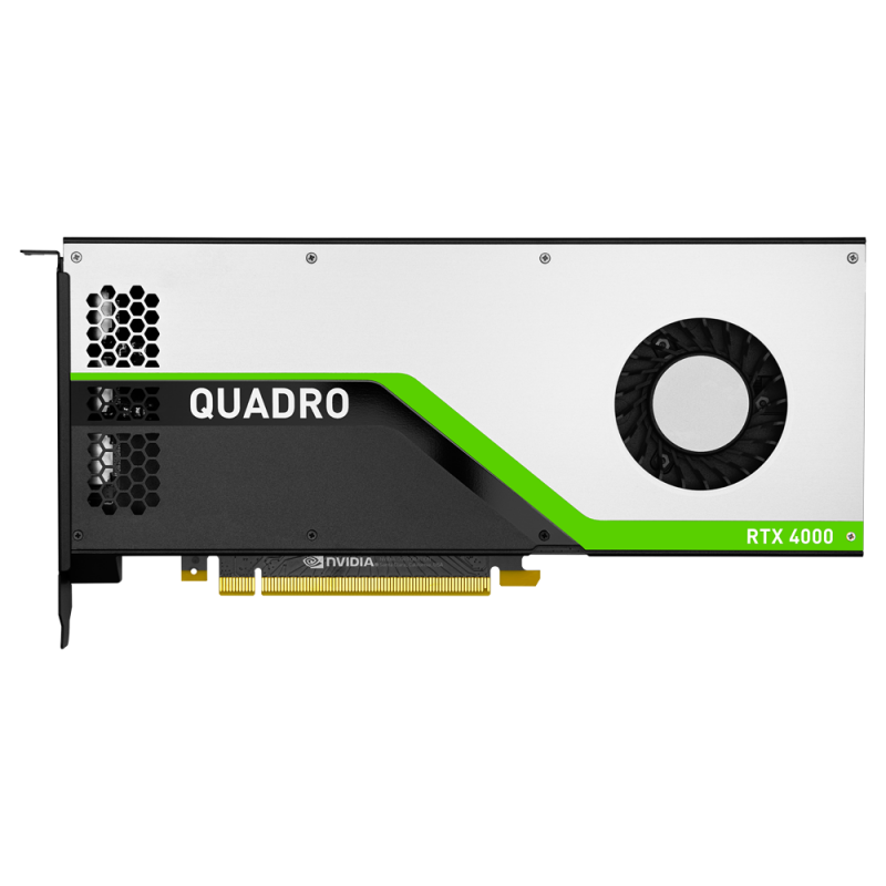 Видеокарта PNY NVIDIA Quadro RTX 4000, 8Gb DDR6, 256bit, PCI-E, 3DP, USB Type-C, Retail (VCQRTX4000-SB) - фото 1