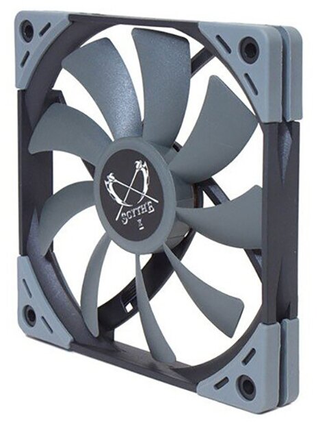 

Вентилятор Scythe Kaze Flex 120 mm Slim, 120мм, 1200rpm, 23.9 дБ, 3-pin, 1шт (KF1215FD12), Kaze Flex 120 mm Slim