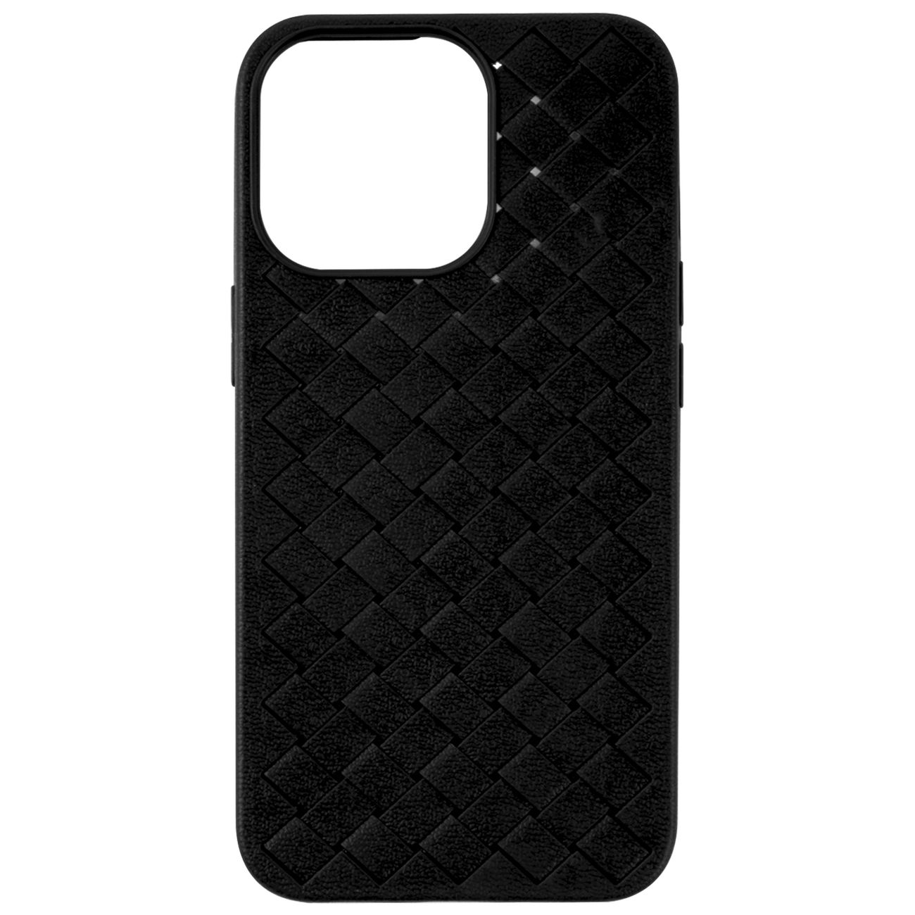 Чехол-накладка UNBRÖKE braided case для смартфона Apple iPhone 13 Pro, силикон, черный