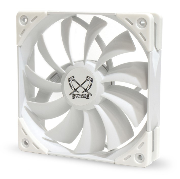 

Вентилятор Scythe Kaze Flex 120mm White PWM, 120мм, 1200rpm, 24.9 дБ, 4-pin PWM, 1шт (KF1225FD12W-P), Kaze Flex 120mm White PWM