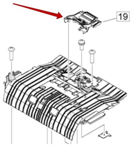 Тормозная площадка Canon FM1-J766 оригинал для Canon iR Adv 4525/4535/4545/4551/C5535/C5540/C5550/C5560 (FM1-J766) - фото 1