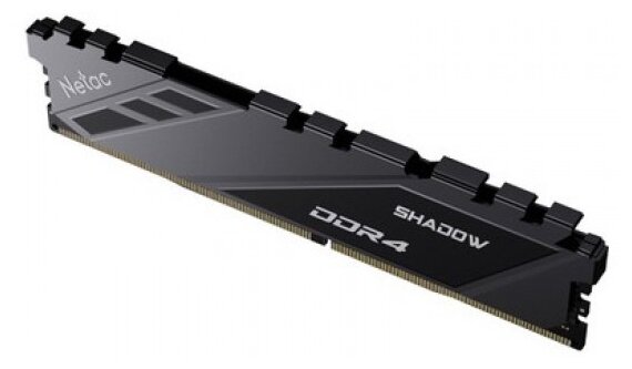 

Память DDR4 DIMM 8Gb, 2666MHz, CL19, 1.2V Netac Shadow ( NTSDD4P26SP-08E), NTSDD4P26SP-08E