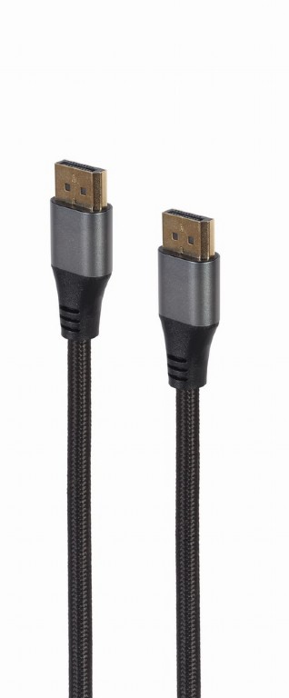 

Кабель DisplayPort(20M)-DisplayPort(20M) v1.4 4K, 8K, экранированный, 1.8 м, черный Cablexpert (CC-DP8K-6)