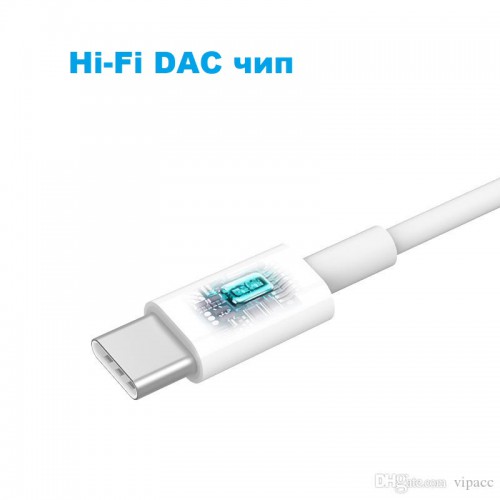 

Кабель-переходник (адаптер) Jack 3.5mm(M)-USB Type-C(m), экранированный, белый KS-is (KS-377)