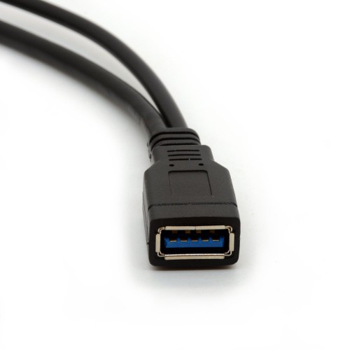 

Кабель USB 3.0(Am)+USB (Am)-USB 3.0(Af), 1.4A, черный KS-IS (KS-447)