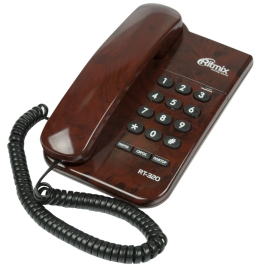 

Проводной телефон Ritmix RT-320, мраморный кофе, RT-320