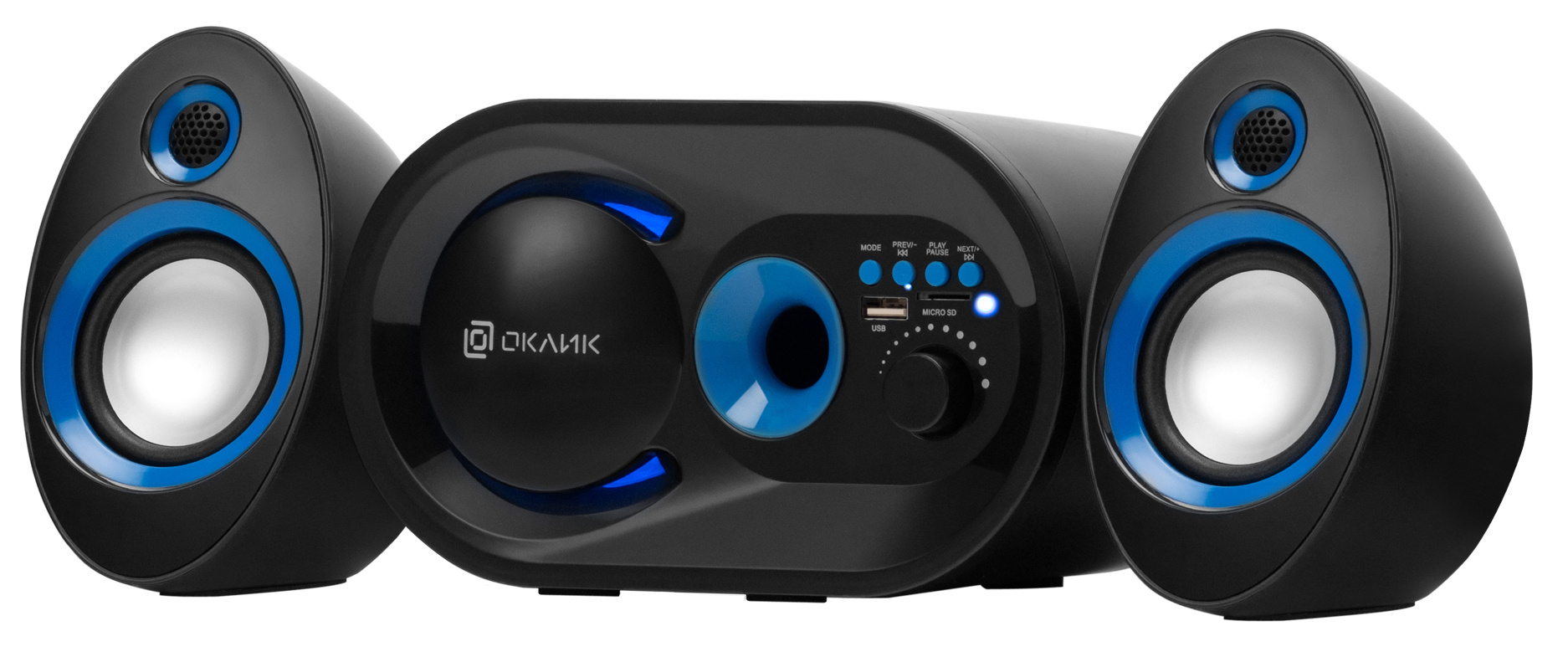 Акустика Oklick OK-433, 15 Вт, USB, Bluetooth