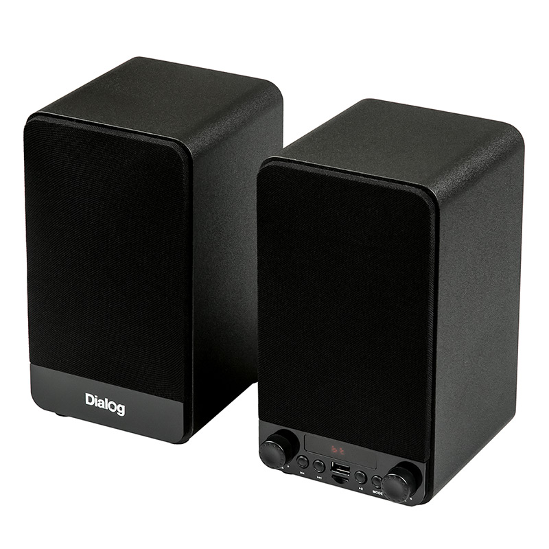 

Акустика 2.0 Dialog AJ-13, 30 Вт, USB, microSD, Bluetooth, черный (AJ-13 Black), AJ-13