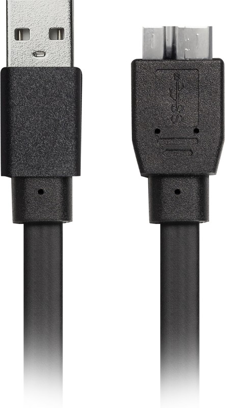 

Кабель-переходник (адаптер) USB 3.1(Am)-USB 3.0(Bm), плоский, 20см, черный Smartbuy (SBCAB-762K), 0