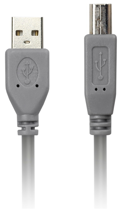 

Кабель USB(Am)-USB(Bm), 5 м, серый, Smartbuy (K-570-80)