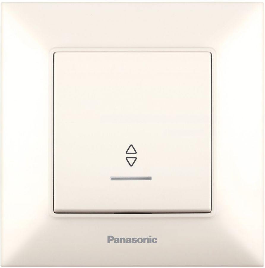 

Выключатель проходной Panasonic Arkedia Slim, 1кл., индикатор/подсветка, скрытый монтаж, в сборе, бежевый (WNTC00042BG-RU)