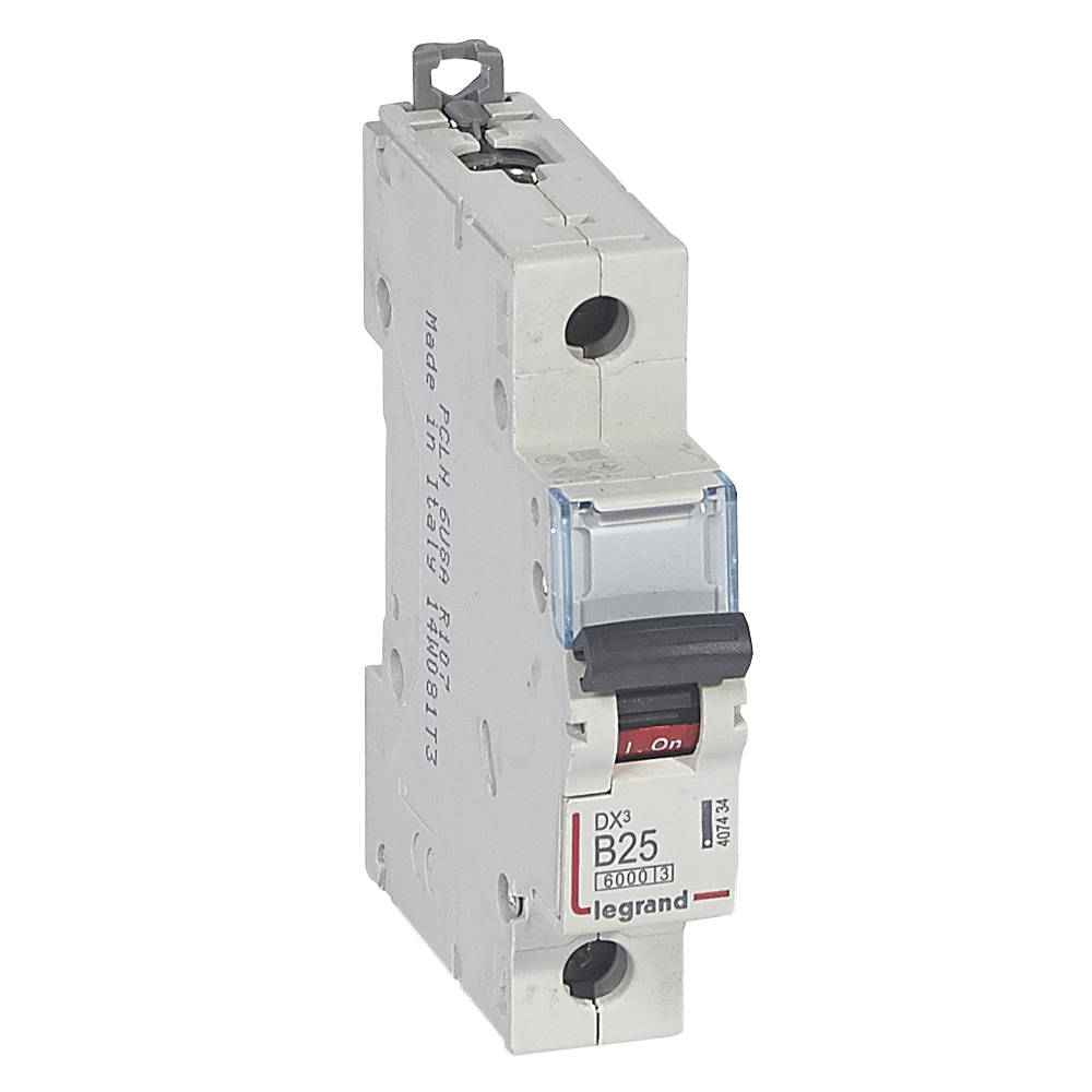 

Выключатель автоматический Legrand DX3 однополюсный (1P/1П) 25А B 6кА (407434)