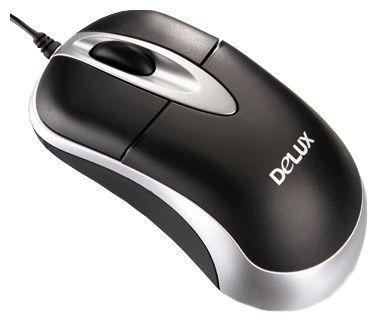 

Мышь Delux DLM-312, 800dpi, оптическая светодиодная, USB, черный, Несколько цветов, DLM-312 Black-Silver USB