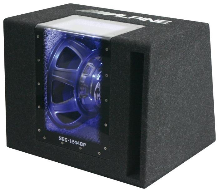 Автомобильный сабвуфер Alpine SBG-1244BP, 30 см (12"), 250 Вт (800 Вт)