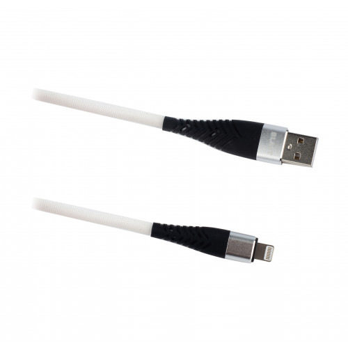 

Кабель Lightning 8-pin(m)-USB 2.0(Am), 1.2м, хром BLAST (BMC-218), 0