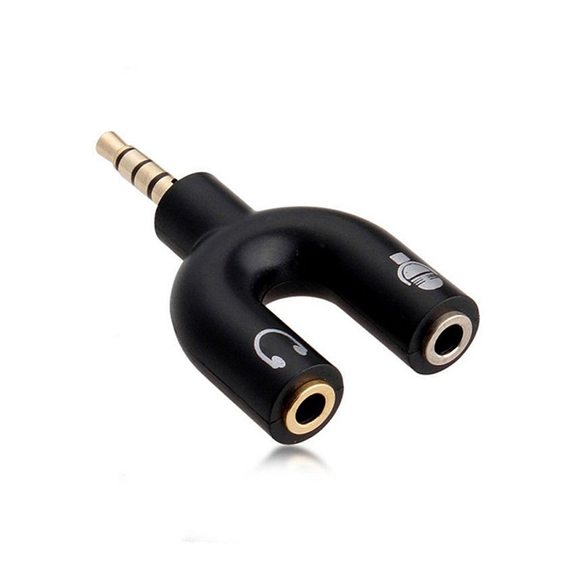 

Переходник (адаптер) 2xJack 3.5mm(F)-Jack 3.5mm(M), черный ORIENT (C775)