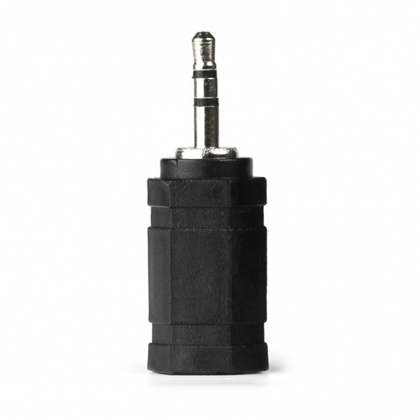 

Переходник (адаптер) Jack 3.5mm(F)-Jack 2.5mm(M), черный Smartbuy (A215)